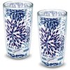 Tervis Made in USA Double Walled Fiesta Insulated Tumbler Cup Keeps Drinks Cold & Hot, 16oz - 2pk, Lapis Calypso