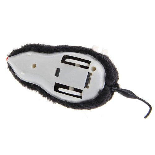 BaoFufc for Cat Teaser Toys Auto Moving Rat Toys Wind Up Mice Cartoon Plush Rat Toys Pet Kitten Interactive Toys Cat Toys for Indoor Cats