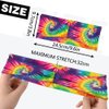 NDISTIN Tie Dye Hair Band Wristband Sweat Headband Teens Head Band Scarfs for Women Non Slip Elastic Band 1 Pack