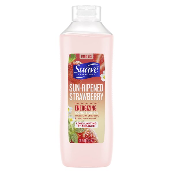 Suave Essentials Conditioner Conditioner for Dry Hair Strawberry Infused with Strawberry Extract and Vitamin E 30 oz