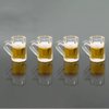 12Pcs Beer Cup, Miniature Cups, Dollhouse Mug Model for Miniature Dollhouse Accessories with Realistic Looking Beer Practical Processed Party Accessories