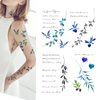 ROARHOWL words temporary tattoos Inspirational, proverb, Bible, religion, gospel, text, words，Exquisite and aesthetic temporary tattoos fake tattoo kit (Design 4)