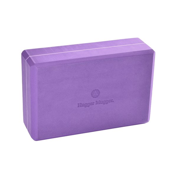 Hugger Mugger 3-Inch Foam Yoga Block (Purple)