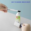 Toothpaste Tube Squeezer Dispenser Multifunctional Tube Holder Rotate Plastic Squeezer Rollers Tube Manual Extruder Clip Seat Bathroom Toothpaste Rack for Facial Cleanser Cosmetics Oily Extruder