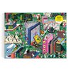 Galison Book World – 1000 Piece Puzzle Fun and Challenging Activity with Bright and Bold Artwork of Literary Characters and Books for Adults and Families