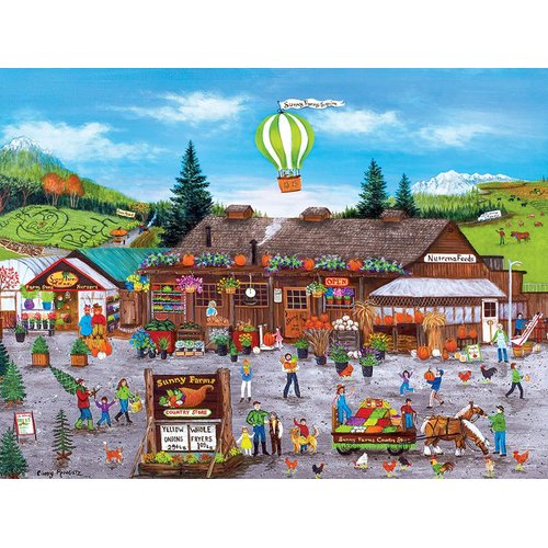 Sunny Farms by Cindy Mangutz 1000 Piece Puzzle