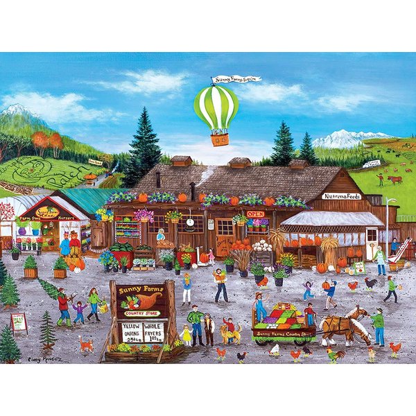 Sunny Farms by Cindy Mangutz 1000 Piece Puzzle