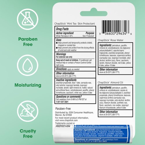 ChapStick Lip Balm Bundle – Spa Collection + Moisturizer 2-in-1 Lipcare SPF 15, 0.15 Oz Ea (5 Piece Set)