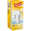 Glad Trash Bags, Small Garbage Bags - OdorShield 4 Gallon White Trash Bag, Gain Fresh Scent with Febreze - 26 Count (Pack of 6)