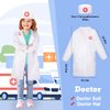LOYO Kids Role Play Dress Up Clothes for 3-8 Years Old Play, 3 Sets Policeman/Chef/Doctor Costume for Kids And Toddlers Boys and Girls Halloween Costumes