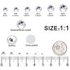 12 Grids 3792pcs Pieces Clear Flatback Rhinestones for Crafts,White Nail Gems Gemstones Crystals Jewels,Craft Glass Diamonds Stones Bling Rhinestone with Tweezers and Picking Pen(SS6~SS20 Crystal)