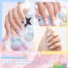 Beetles Gel Nail Polish Set 6 Colors Pastel Yellow Pink Blue Gel Polish Gel Nail Polish Soak Off Nail Lamp Uv Gel Nail Kits Nail Art Manicure DIY Nail Home