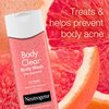 Neutrogena Body Clear Acne Treatment Body Wash with 2% Salicylic Acid Acne Medicine to Prevent Body Breakouts,Pink Grapefruit Shower Gel for Back,Chest & Shoulders,Vitamin C,8.5 fl. oz (Pack of 3)