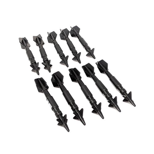 Military Navy Air Force Toy AIM-9 Air Intercept Missile Sidewinder Short Range Missiles Playset for Action Figures Diorama Sets Fighter Jets - 10 Pieces