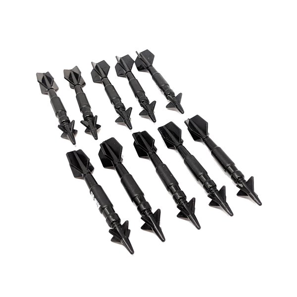 Military Navy Air Force Toy AIM-9 Air Intercept Missile Sidewinder Short Range Missiles Playset for Action Figures Diorama Sets Fighter Jets - 10 Pieces