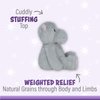 1i4 Group Warm Pals - Hippo - Cozy Lavender Scented Plush Toys - Stuffed Animal - Coolable Bedtime Comfort Plushie