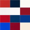 Robert Kaufman Kona Cotton Solids Patriotic Roll Up 2.5" Precut Cotton Fabric Quilting Strips Jelly Roll Assortment RU-779-40