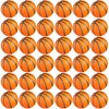 Charniol 100 Pcs Mini Basketball Party Favors Stress Balls Foam Sports Party Favors Mini Basketball Stress Ball for Anxiety Relief Teens Adults School Reward, Party Bag Supplies (Orange)