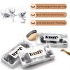 8D - D Curl 750 Fans Mixed Promade Fans Lash Extensions | TLC Lash Supplies 4D to 16D Premade Fans 7 mm to 16 mm Mixed Length Thin Base Premade Fans Eyelash Extensions (8D - D Curl, 8-9-10 mm)
