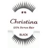 12X Eyelashes - #15 Christina 100% Human Hair Fake Eyelashes