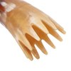Horn Shape Hair Comb with Massage Function, Wide Tooth Comb Jade Massager, Lightweight and Portable ABS Comb for Scalp Care