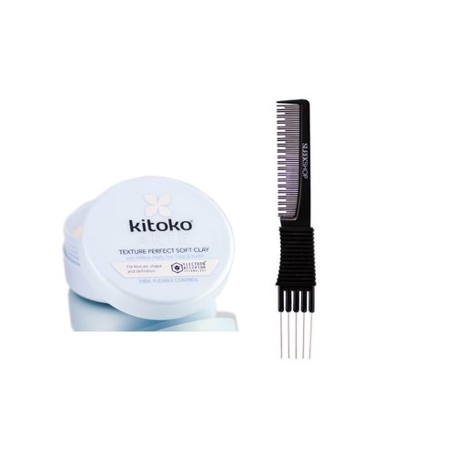 yper Affinage Asp Luxury Kitoko Arte Texture Perfect Soft Clay (10.2 oz) with Teasing Comb Pack 1