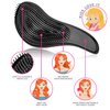 Detangling Brush - Detangler Brushes Set, (1 Black & 1 Pink Hair Brush) Pain-Free Hair Brush Straightener that Removes Tangles and Knots Straightening Hair Shiny and Smooth