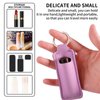 OKAMMY 5 Pcs Chapstick Keychain Lip Balm Holder - Portable Chapstick Holder Key Chain Lip Gloss Holder Keychain with Clip Gift for Women