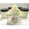 ByRawand Handmade Luxurious Whipped Body butter with Shea & Cocoa butter based with natural oils - non greasy, moisturizing (No color (Unscented))