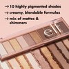 e.l.f. Perfect 10 Eyeshadow Palette, Ten Ultra-pigmented Neutral Shades, Blendable Formula, Vegan & Cruelty-free, Need It Nude (Packaging May Vary)