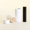 1/2 OZ (Short) White Kraft Paperboard Lip Balm/Cosmetic/Lotion Tubes (100)