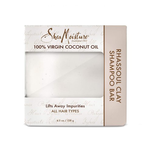 100% Virgin Coconut Oil Clay Shampoo Bar, 4.5 Ounce (Pack of 1)