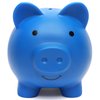 Cute Piggy Bank, Coin Bank for Boys and Girls, Children's Plastic Shatterproof Money Bank，Children's Toy Gift Savings Jar (Dark Blue)