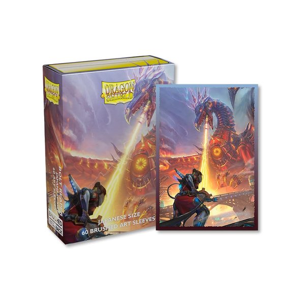 Arcane Tinmen Dragon Shield Sleeves– Matte Limited Edition Brushed Art Japanese: Boly Reaper 60CT- Card Sleeves are Smooth & Tough - Compatible with Yugioh & Cardfight Vanguard (AT-12611)
