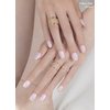 ohora Semi Cured Gel Nail Strips (N Bare Pink) - Works with Any Nail Lamps, Salon-Quality, Long Lasting, Easy to Apply & Remove - Includes 2 Prep Pads, Nail File & Wooden Stick