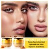 2PCS Honey Lip Balm,Hydrating & Prevention Dry and Dry Cracked Lips,Moisturizing Sleeping Lip Mask with Brush,Reduces Lip Lines,Lip Exfoliating Lip Balm Honey Pot