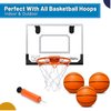 5" Mini Basketball for Indoor Mini Basketball Hoop, 5 Inch Replacement Basketballs Soft Ball for Inflatable Pool Basketball Hoop, Pool Outdoor Play Game Gift Pack for Toddler kids Adults, Orange