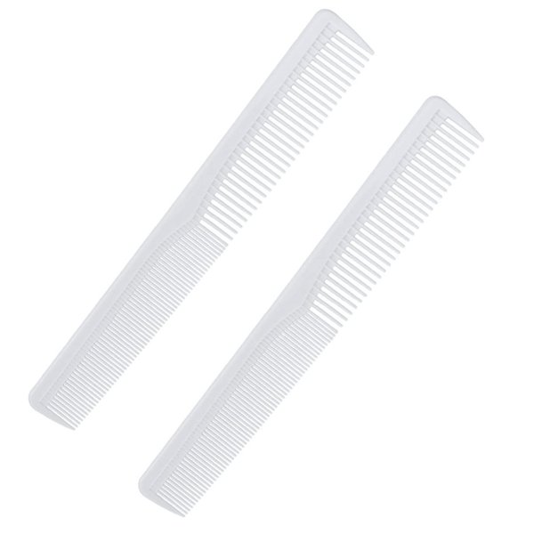Mipcase 5pcs Tooth Hair Comb Combs for Women Wide Tooth Comb Haircut Comb Pick Comb Barber Pocket Comb Hairdresser Comb Parting Comb Cutting Hair Comb Women's White Both Ends Comb Comb