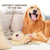 ZALBYUY Puppy Toys with Heartbeat,Puppy Sleep Aid Toy,Small Dog Training Toys for Separation Anxiety Relief,Pets Plush Toys for Dogs Cats (Bear)