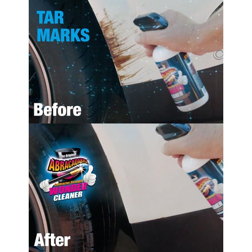 Abracadabra® Contractor Strength Wonder Cleaner - As Seen on TV - 16 fl oz - Gunk & Build up Remover - Removes Tar, Adhesives, Gum, Stickers, Sap, Oils & More on Most Surfaces - Better Stronger Faster