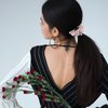 Beaupretty 2pcs Crystal Butterfly Hair Clip Rhinestone Hair Barrette Decorative Fancy Elegant Jewelry Hair Pin Accessories for Women