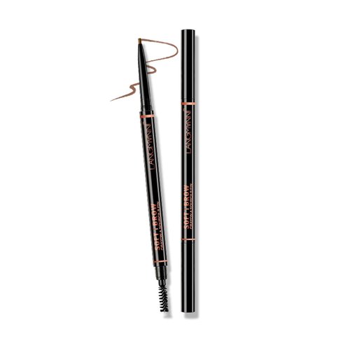 Kyannkara Eyebrow Pencil Stereoscopic Eye Makeup Eyebrow Makeup, Long Lasting, Waterproof and Smudge-proof(Soft Brown)