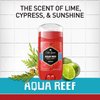 Old Spice Men's Deodorant Aluminum-Free Aqua Reef, 3.0oz Pack of 3 with Travel-Size Swagger Body Wash
