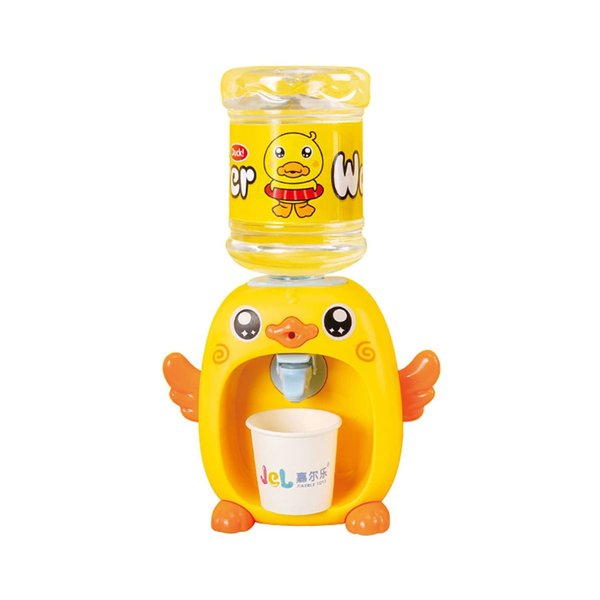 LUOZZY Mini Water Dispenser for Kids Cartoon Piggy Frog Water Machine Kids Drinking Water Fountains Toys for Kids (Duck)