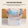 Baby Wipe Warmer and Baby Wet Wipes Dispenser, 5 Modes of Temperature Heating Control Portable Diaper Wipes Warmer for Newborn Baby, Baby Shower Gifts White