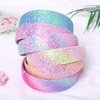 Santoddle Headbands for Girls 6Pcs Sparkly Baby Headband Glitter Hairbands Colorful Head Bands for Girls Party Favors