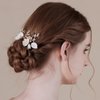 2Pcs Wedding Hair Pins Bridal Hair Accessories Gold