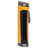 Xikar HP3 Inline Triple Flame Cigar Lighter, Attractive Gift Box, EZ-View Red Fuel Window, Honeycomb Texture, Burnt Yellow
