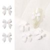 KDDOM 12 Pcs 3D Nail Decoration Resin Bow Nail Rhinestones Bowknot for DIY Nail Art Accessories