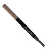 Palladio Brow Definer Retractable Pencil, Triangular Tip Fills Brows for a Natural Look, Tame and Shape Eyebrows with Spoolie Brush, Eyebrow Shaper, Buildable Light to Dark Colors, (Taupe)